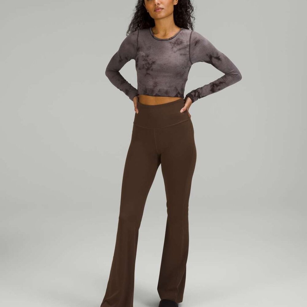 NWT Lululemon Java Groove Super-High-Rise Flared Pant Nulu *Regular